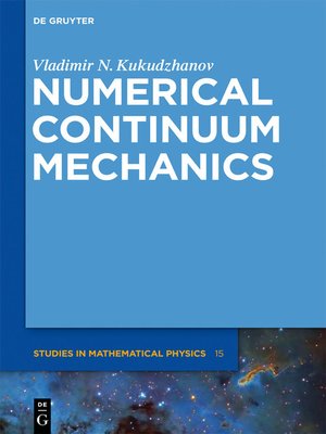 cover image of Numerical Continuum Mechanics